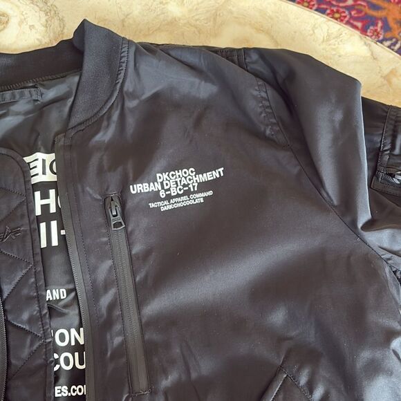 NWOT Alpha Industries - Black Chocoolate - Flyers MA-1 Bomber Jacket Unisex - Picture 12 of 15